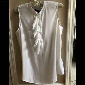 Banana Republic Ruffle Front Sleeveless Top